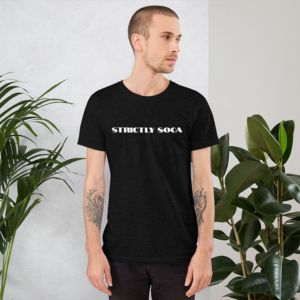 Thumbnail: Strictly Soca - Men's Short-Sleeve  T-Shirt (white letters)