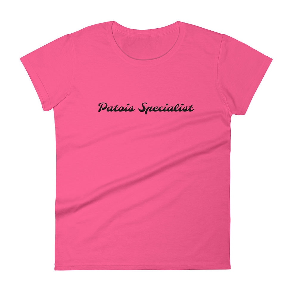 Thumbnail: Patois Specialist - Women's short sleeve t-shirt (black letters)