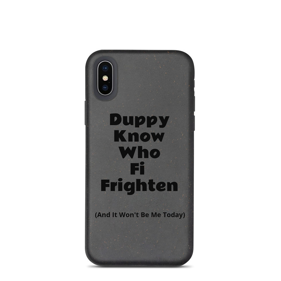Thumbnail: Duppy Know Who Fi Frighten: Biodegradable I-Phone Case