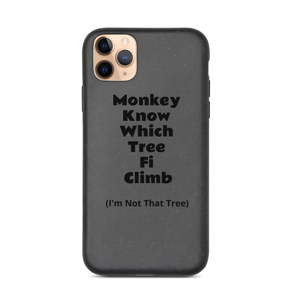 Thumbnail: Monkey Know Which Tree: Biodegradable I-Phone Case