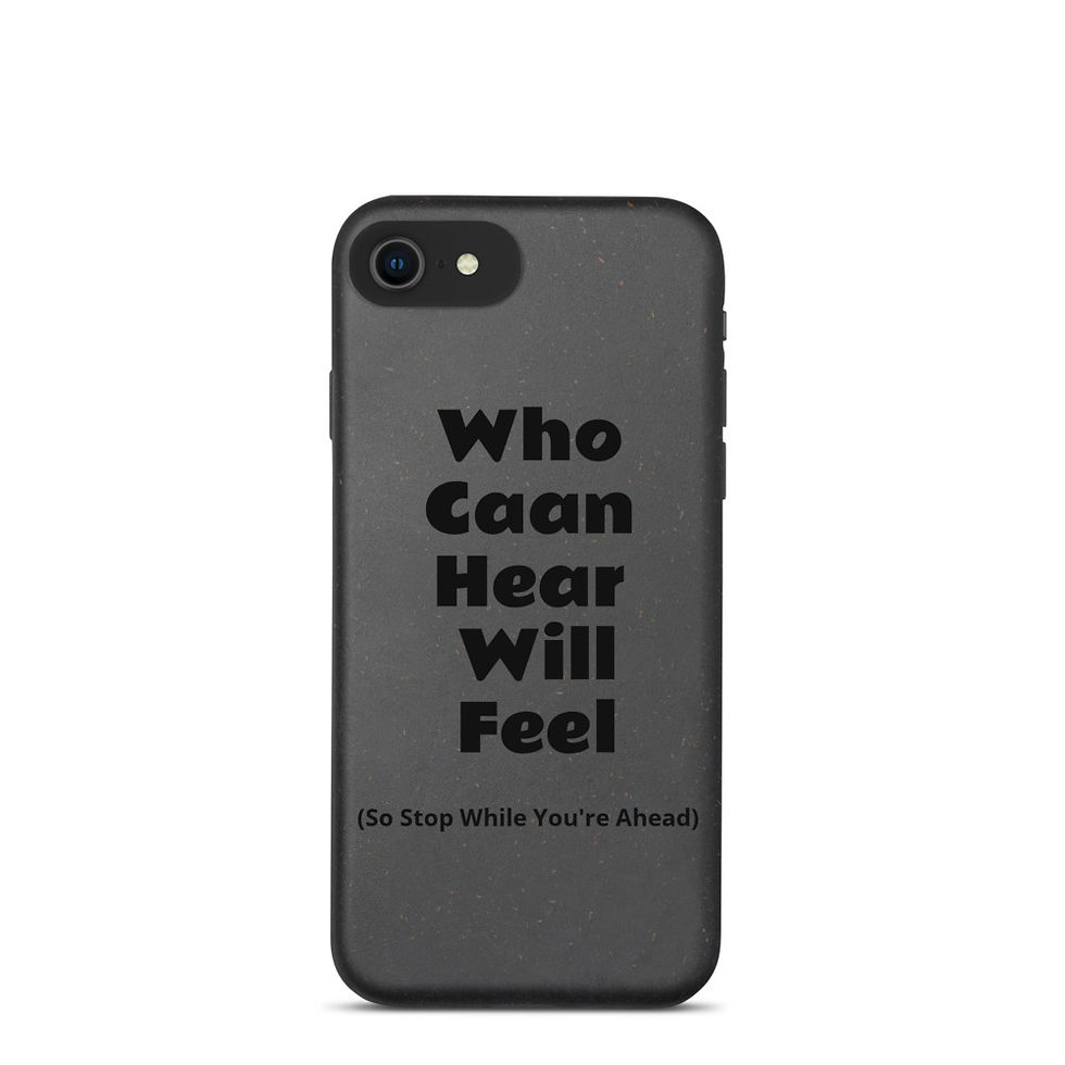 Thumbnail: Who Caan Hear: Biodegradable I-Phone Case