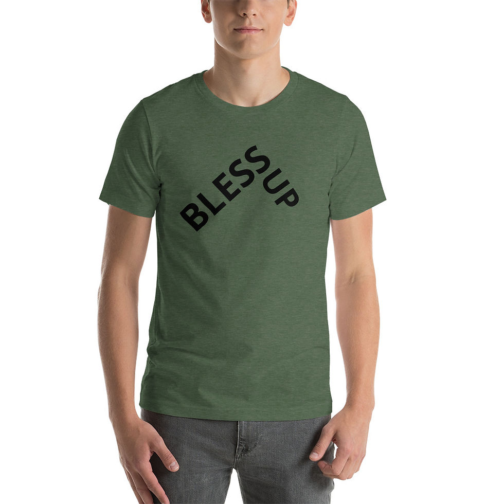 Thumbnail: Mens Short-Sleeve T-Shirt - Bless Up