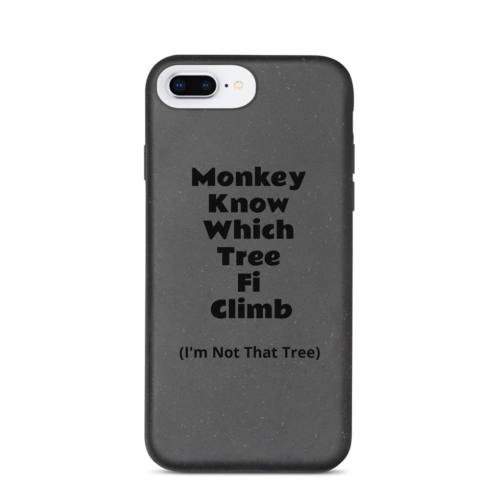 Thumbnail: Monkey Know Which Tree: Biodegradable I-Phone Case