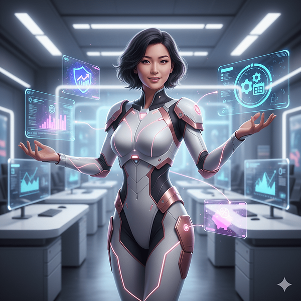 AI代表展示清數蜂優勢