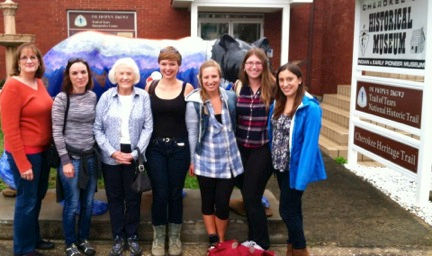 Cherokee County Historical Museum with 3 generations tracing their lineage – Murphy, NC