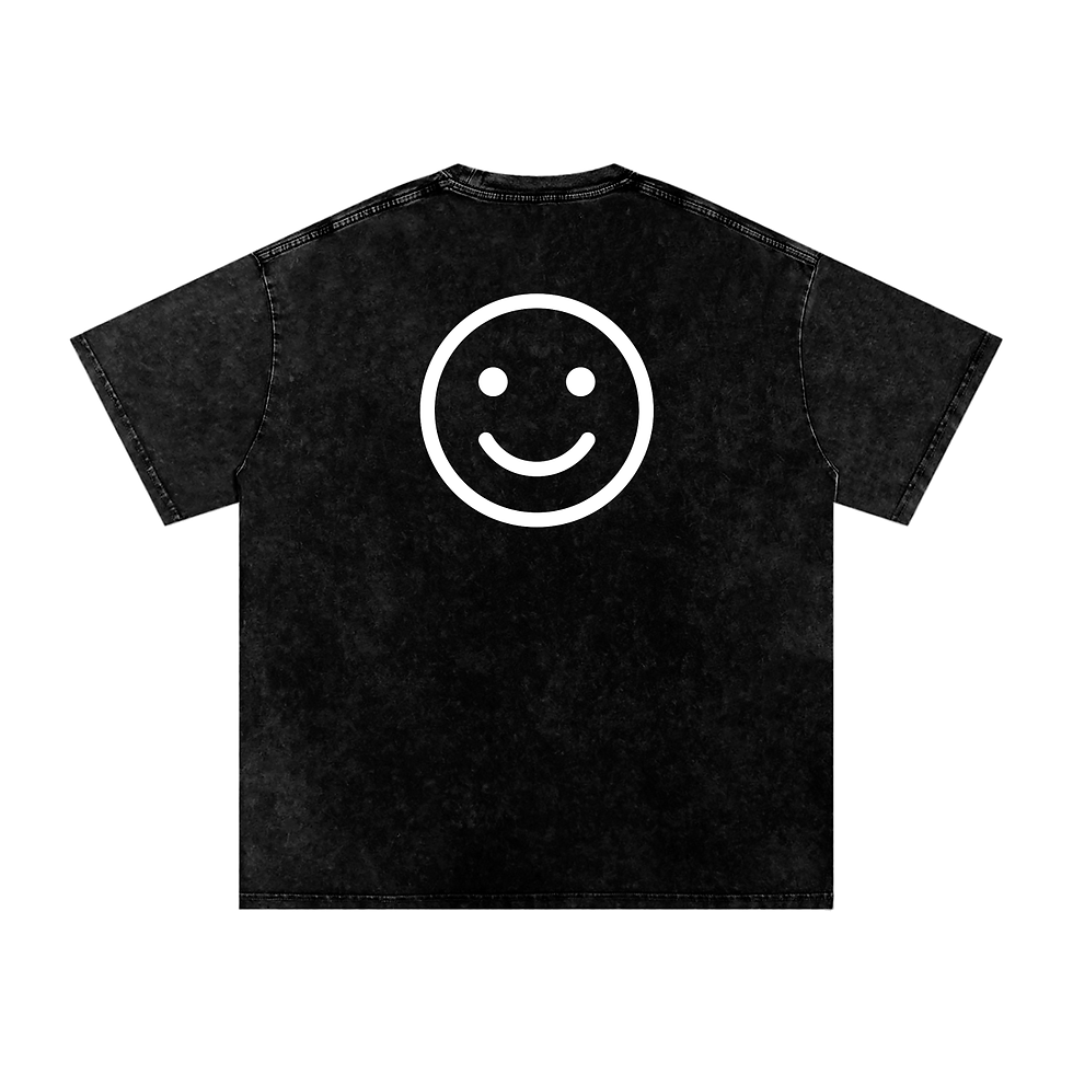 Thumbnail: Shine Your Light (Simple) | Distressed Oversized Cotton T-Shirt | Be Happy Class