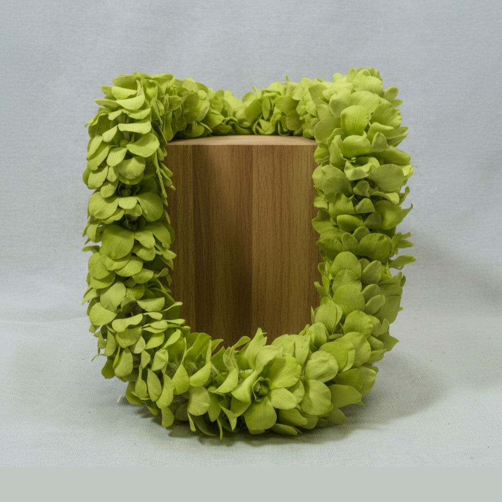 Double Green Orchid Lei