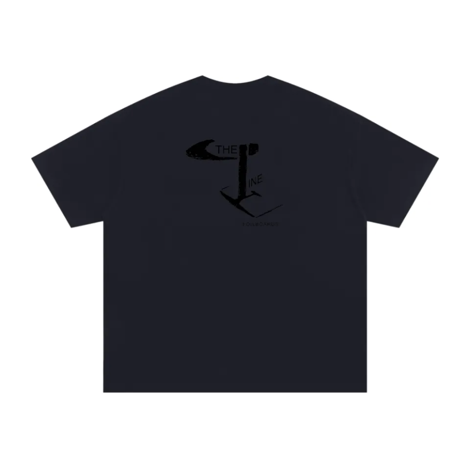 Thumbnail: The Line | Black on Black | Unisex T-Shirt