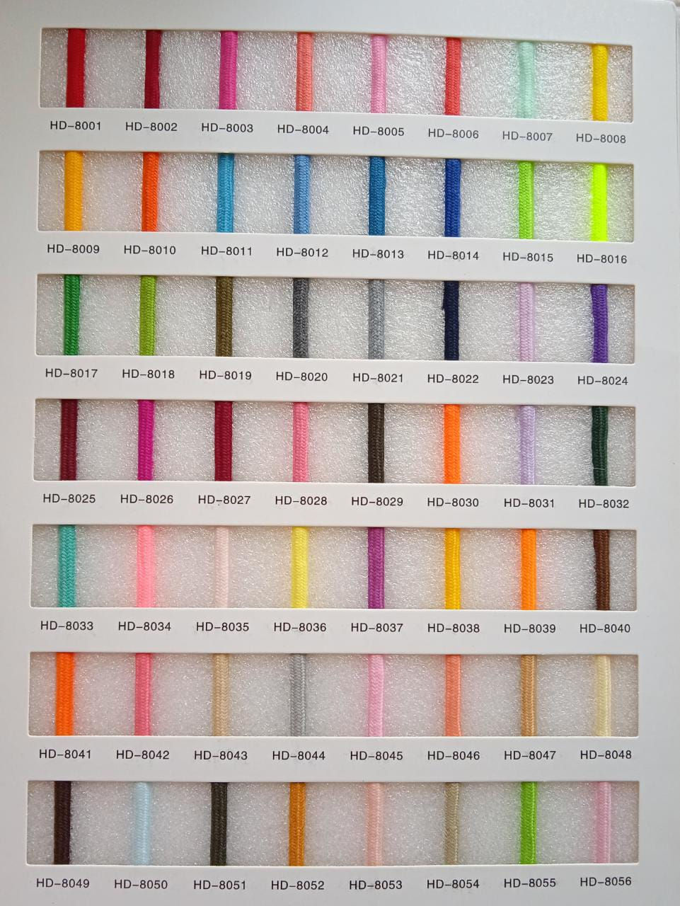 Catalogo cordón redondo 1