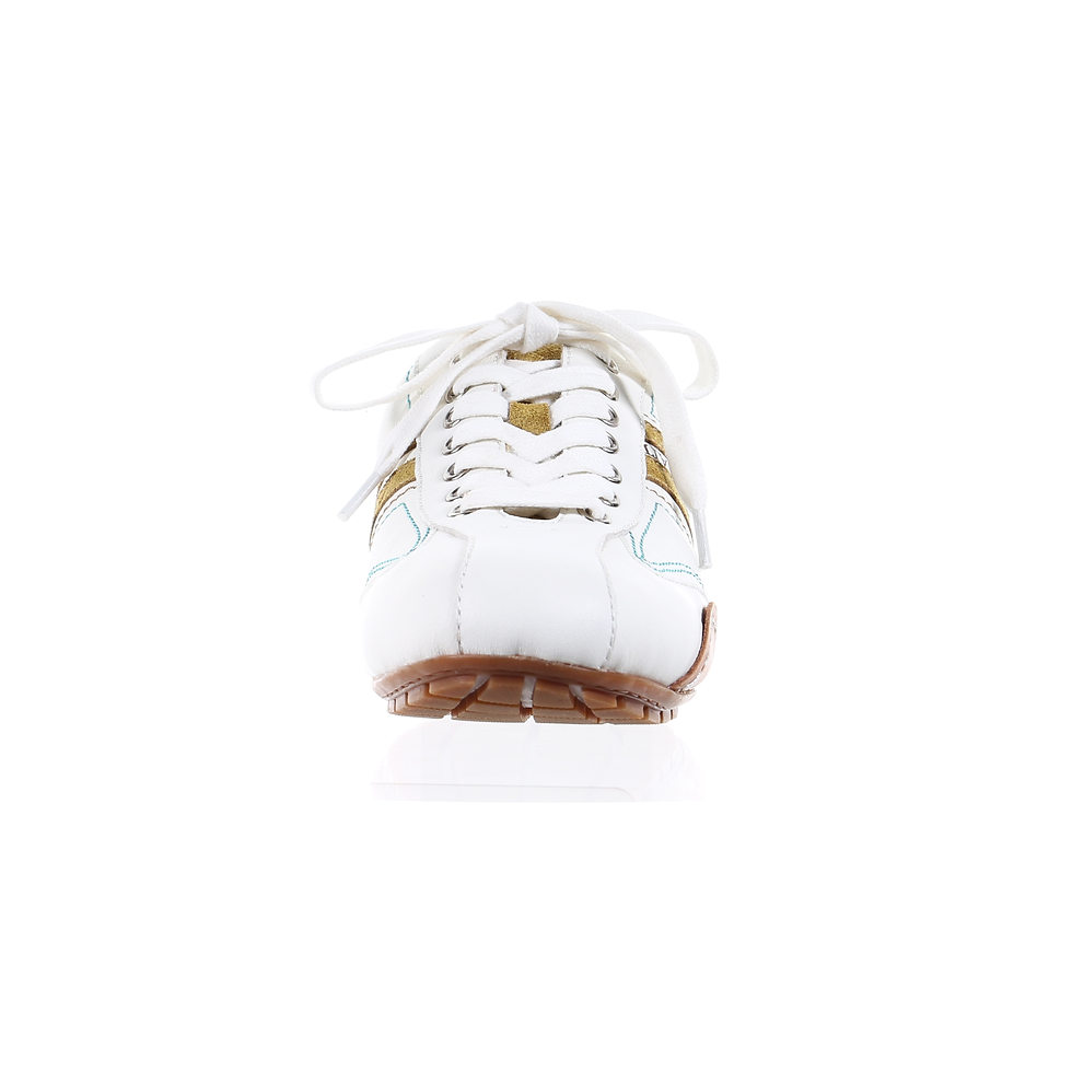 Thumbnail: Leather Sneaker-Mustard