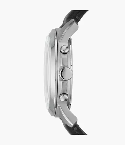Thumbnail: FOSSIL GRANT FS4812 BLACK LEATHER   WRIST WATCH
