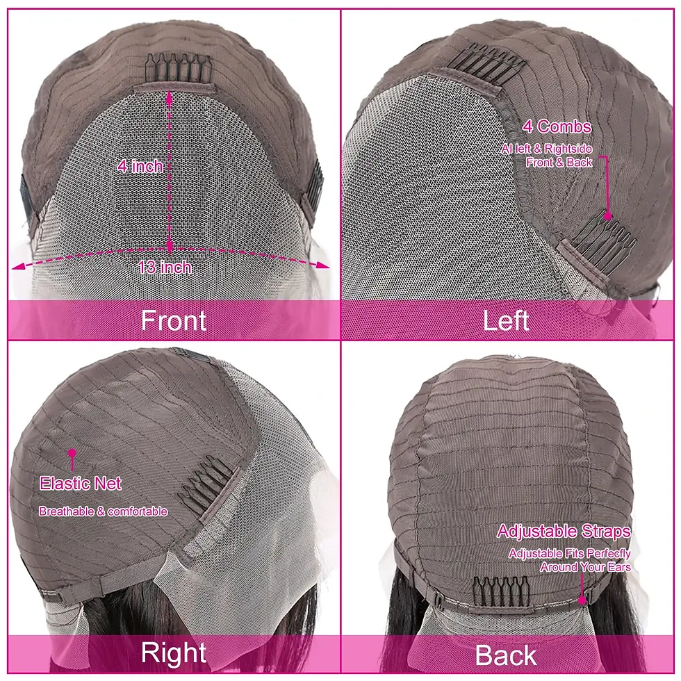 Thumbnail: Deep Wave Frontal Lace Front Human Hair Wigs for Women