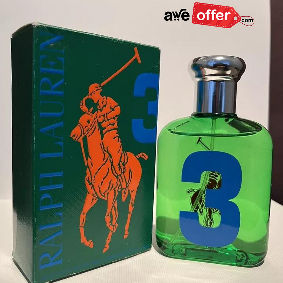 Thumbnail: Ralph Lauren Polo Green 3 Eau de Toilette. 100 ML