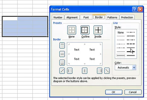 Microsoft Excel Cell Borders Under Free Online Training Of Advanced Excel Training Courses In Rawalpindi