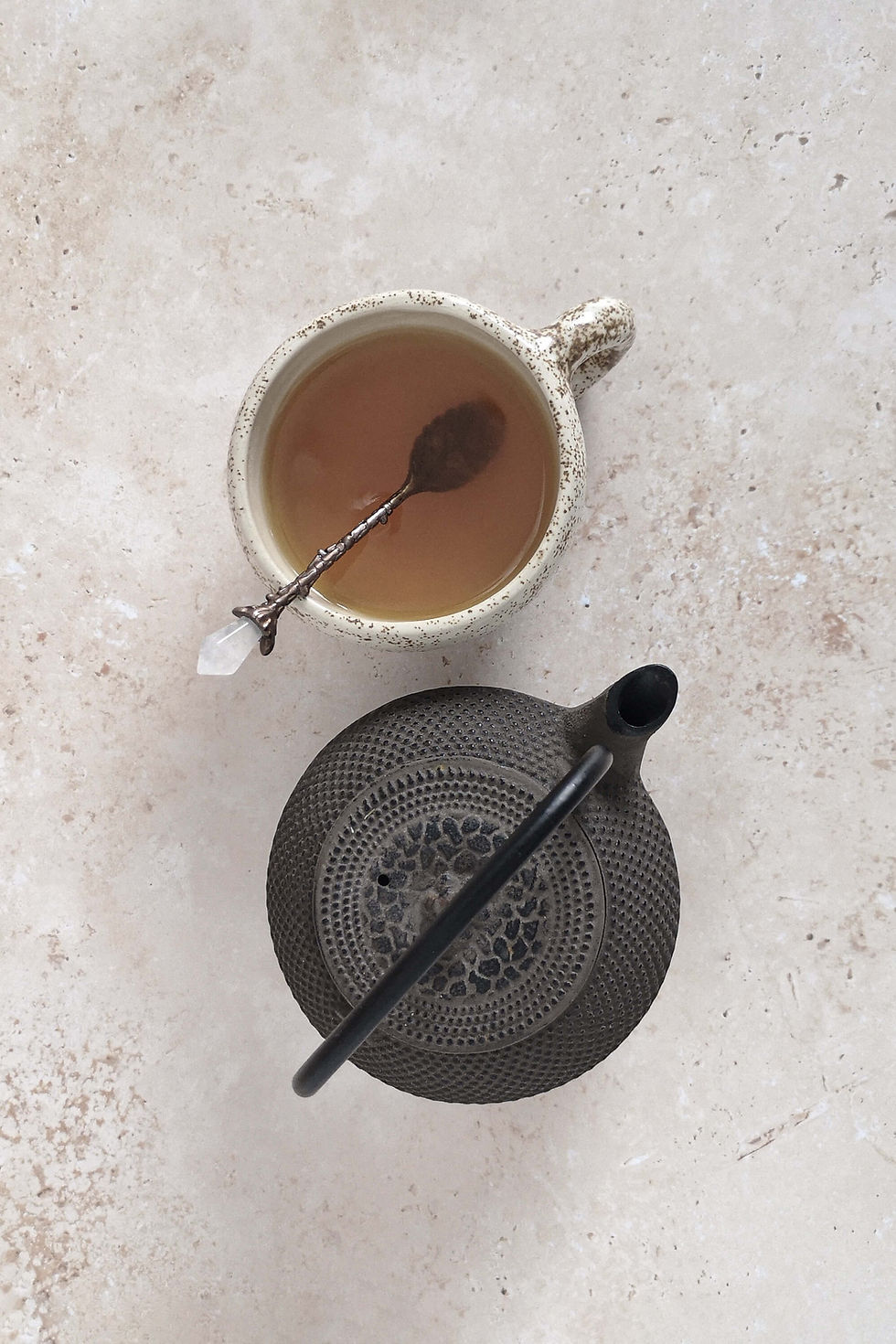 sencha green tea cup and teapot