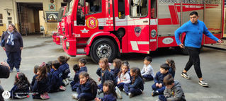 Sala de 4 visitó a los Bomberos de la Policía de la Ciudad