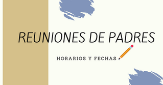 Reuniones de padres primaria