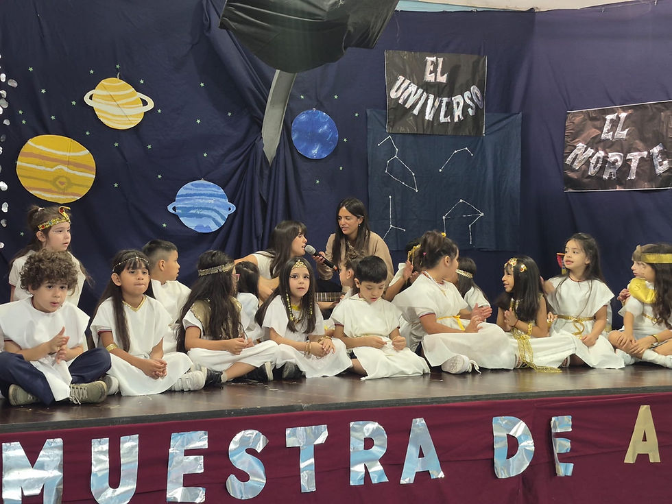 Cierre de 1.º y 2.º grado: una muestra llena de arte y emoción