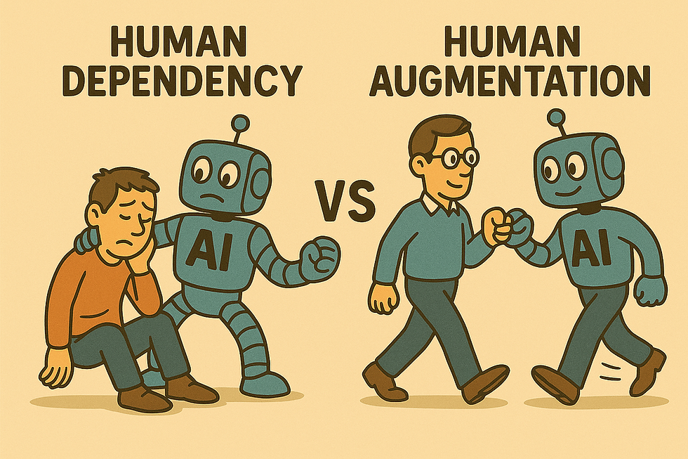The Great AI Experiment: Dependency or Augmentation?