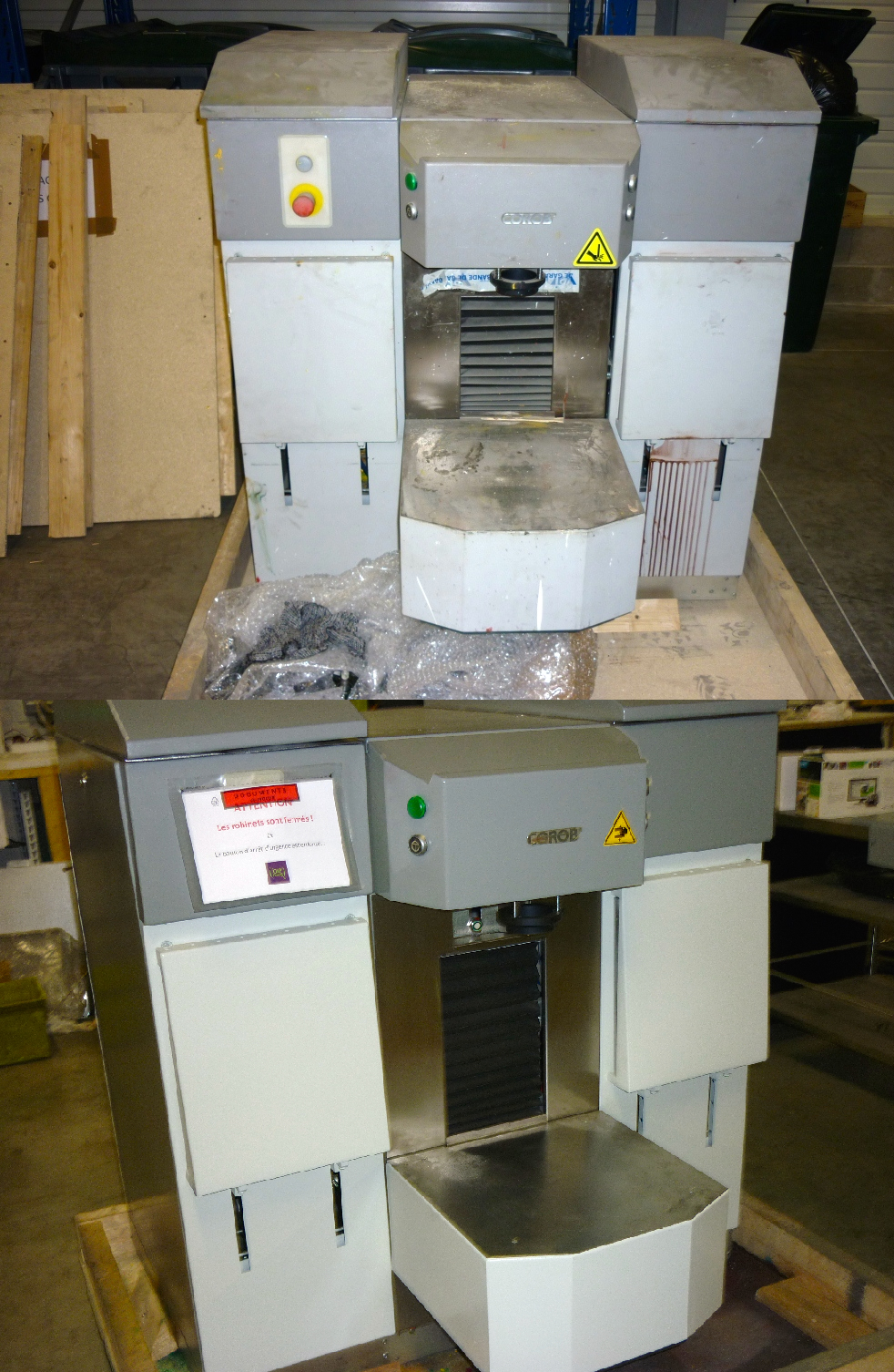 Reconditionnement machine