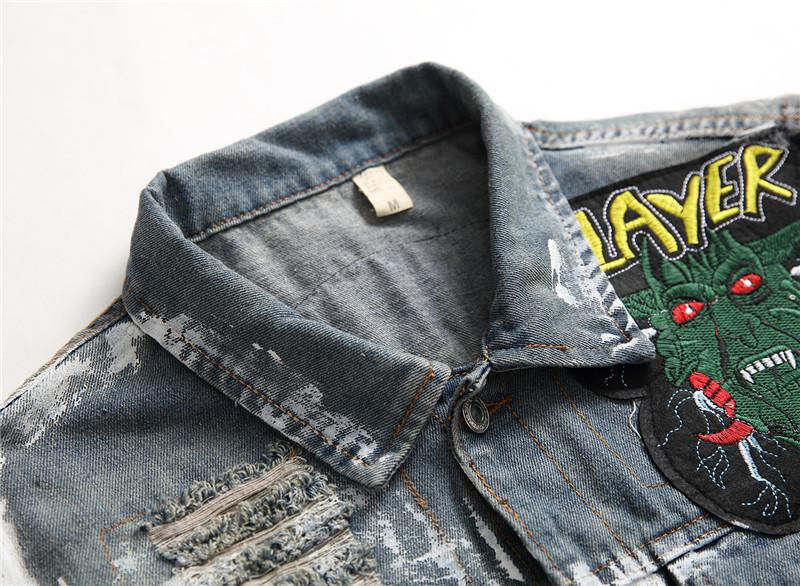 Thumbnail: Support Our Troops Denim Trucker Jacket