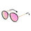 Thumbnail: FARMINDALE | CA13 - Polarized Circle Round Brow-Bar Fashion Sunglasses