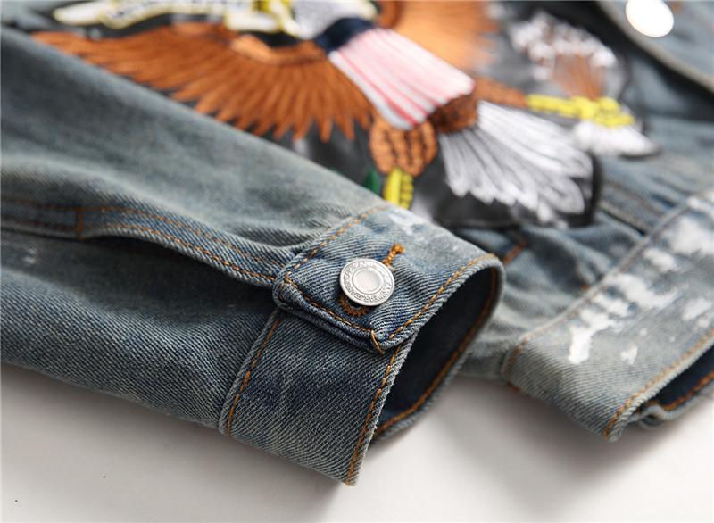 Thumbnail: Support Our Troops Denim Trucker Jacket