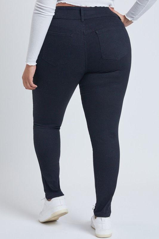 Thumbnail: 3 Button High-Rise Skinny Jean - Plus Size (3 Washes)