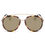 Thumbnail: FARMINDALE | CA13 - Polarized Circle Round Brow-Bar Fashion Sunglasses