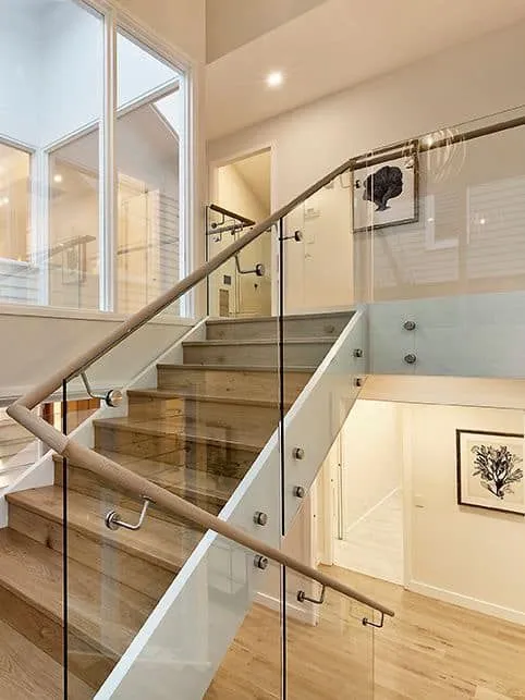 Rampe et garde corps en verre