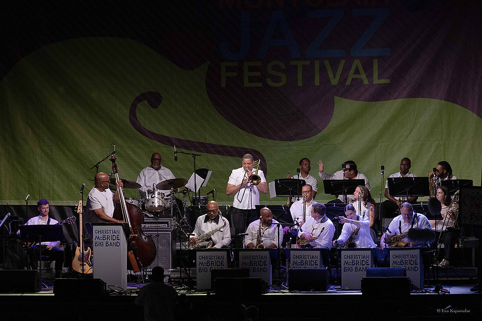 Montclair Jazz Festival -Christian McBride Big Band - Photo © Eva Kapanadze - Front Row Jazz