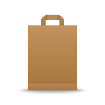 Paper Bags Folded Handels