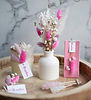 LiZ-e Design - Niel - Doopsuikerconcept in roze, lila en fuchsia tinten met een hadgemaakt