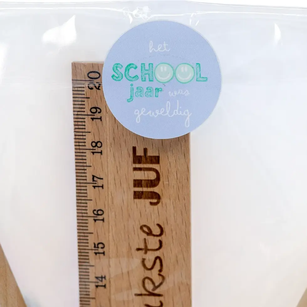 LiZ-e - Geschenkset - Voor de Leukste Juf - Eindejaar - Origineel - Geschenk - Schooljaar