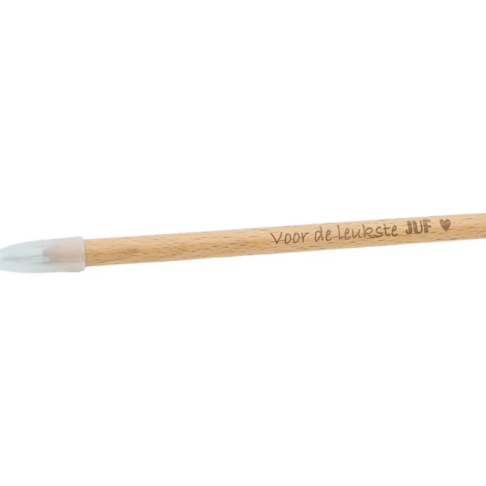 LiZ-e - Houten balpen - Voor de Leukste Meester - Eindejaar - Origineel - Geschenk - Schooljaar