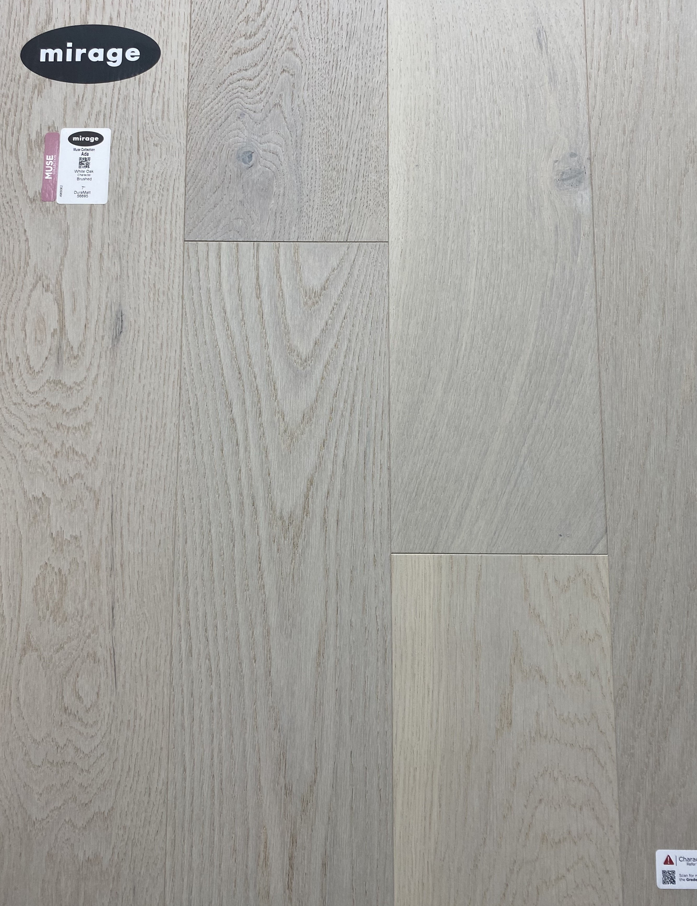 MIRAGE ADA Engineered White Oak Hardwood Flooring