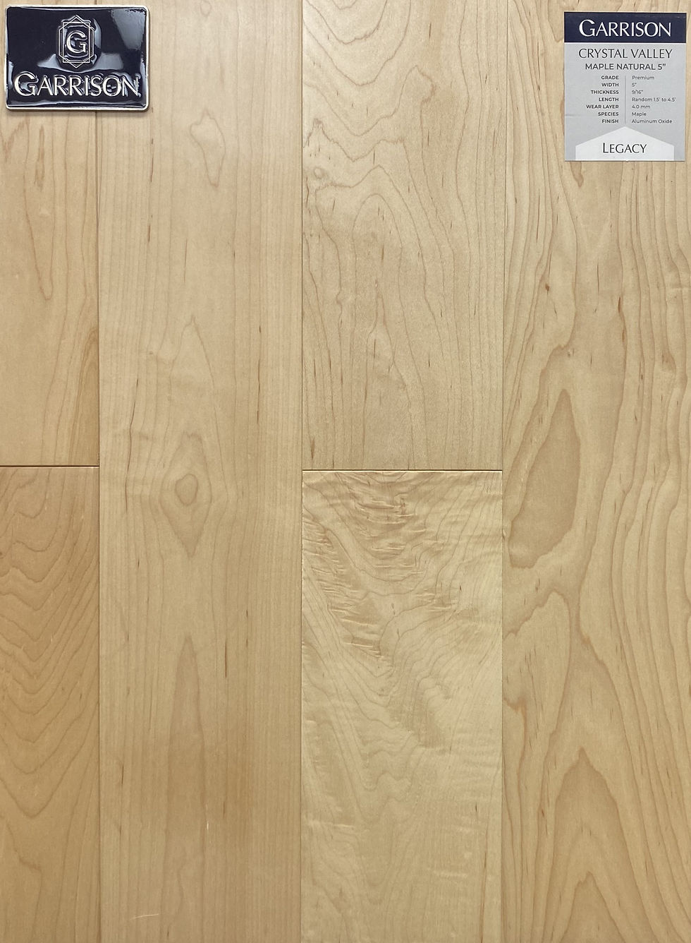Garrison Collection Maple Natural: Engineered Hardwood Flooring