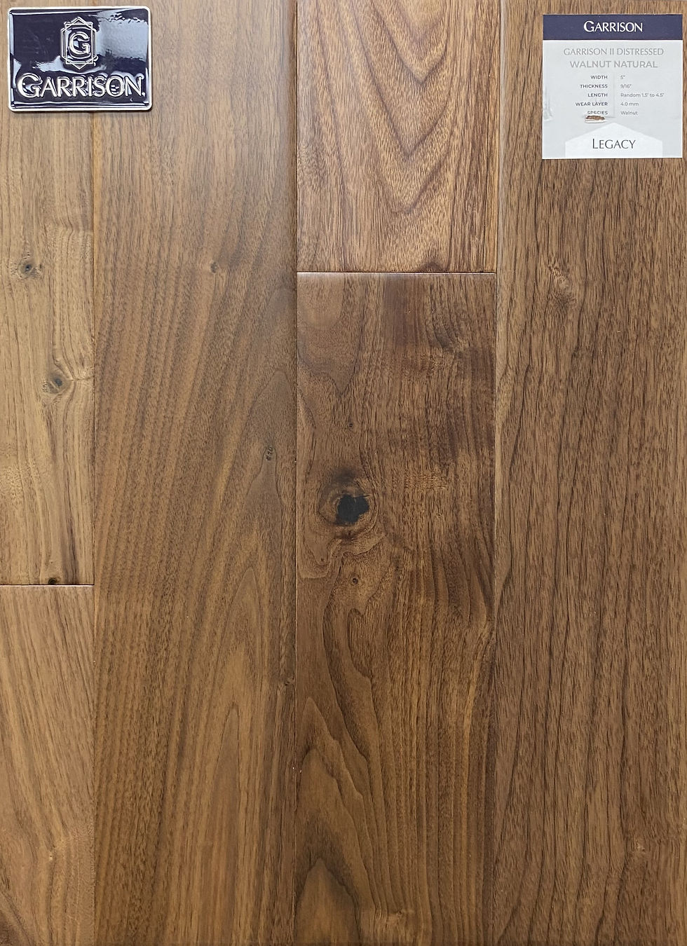 Garrison Collection Natural Walnut Smooth: Engineered Hardwood Flooring