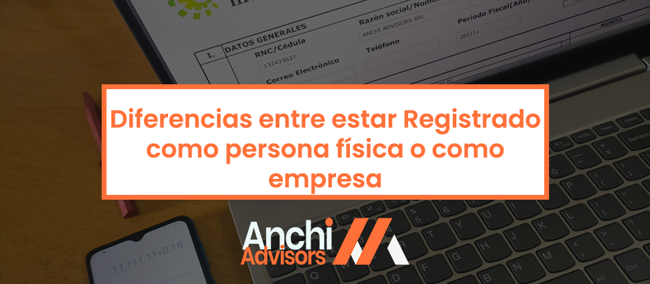 Diferencias entre estar Registrado como persona física o como empresa