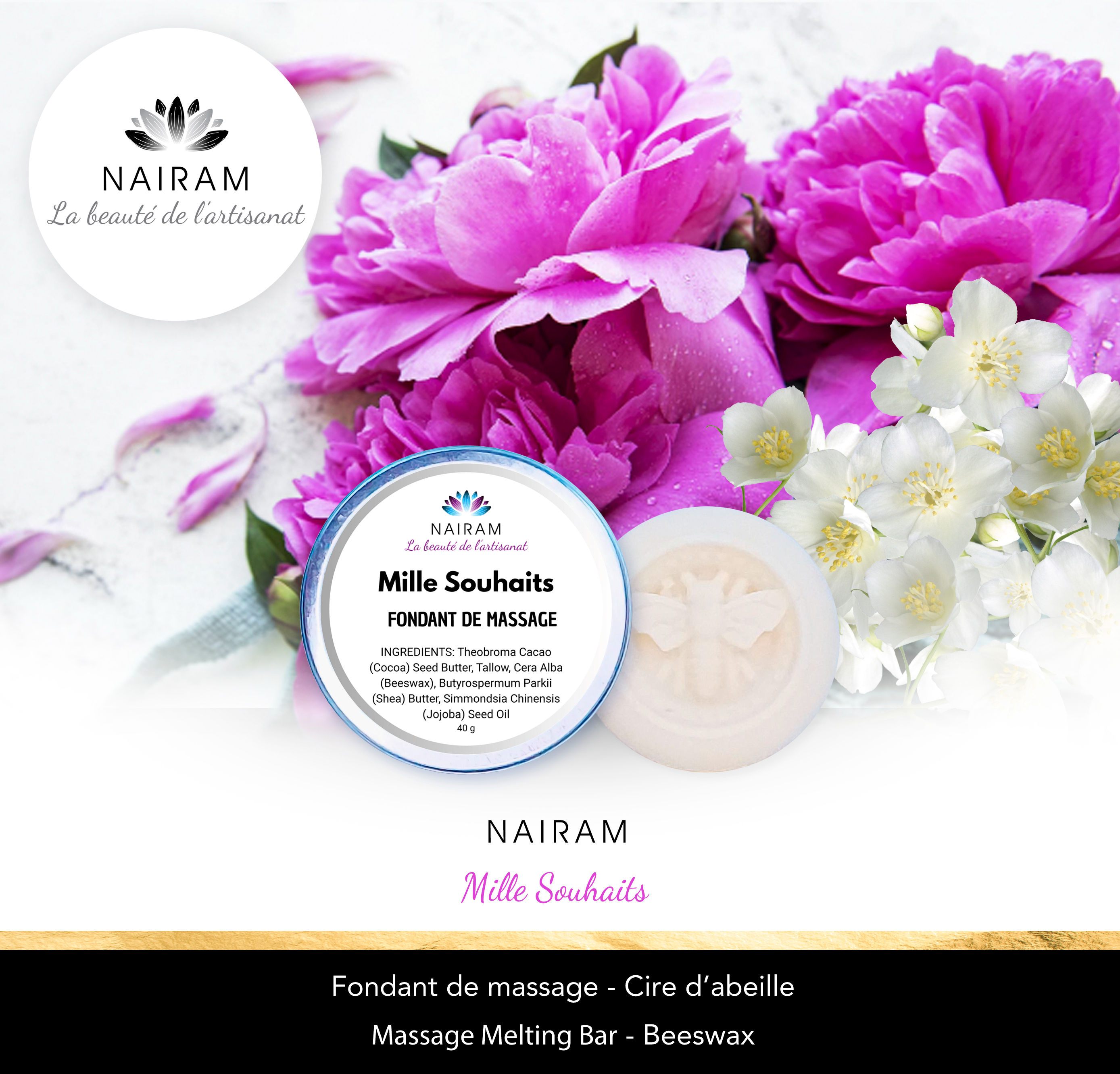 Fondant de massage - Mille Souhaits