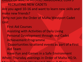 Order of Malta - Cadet Recruitment
