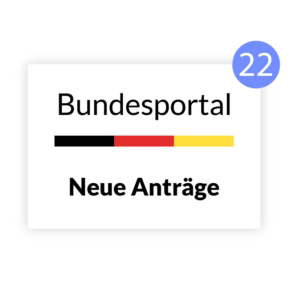 Antragseingang aus dem Bundesportal