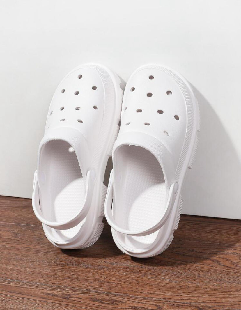 Miniature : Crocs ajouré à sabot ventilés - Blanc