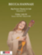 Becca Hannah Live At The Bigger Picture!