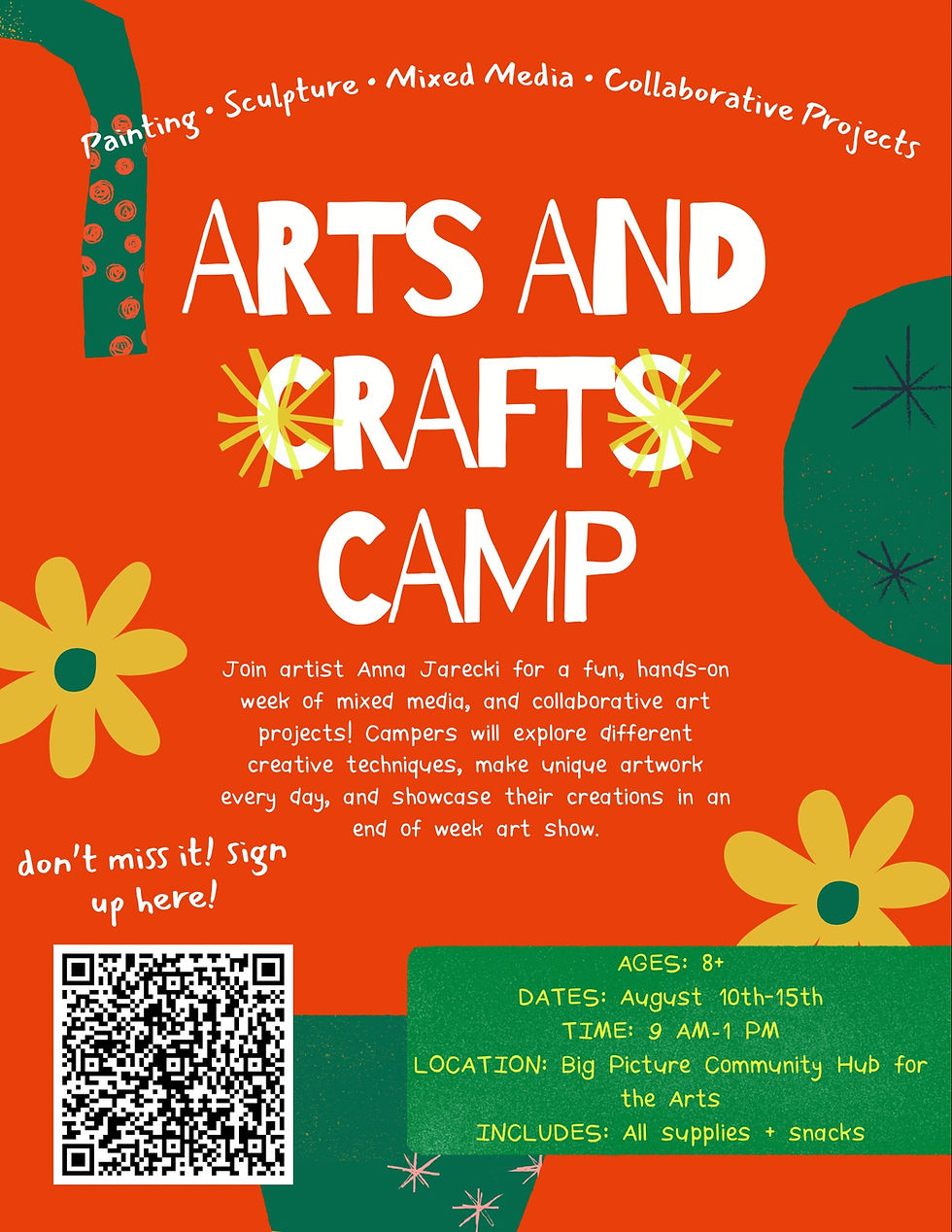 Arts and Crafts Camp