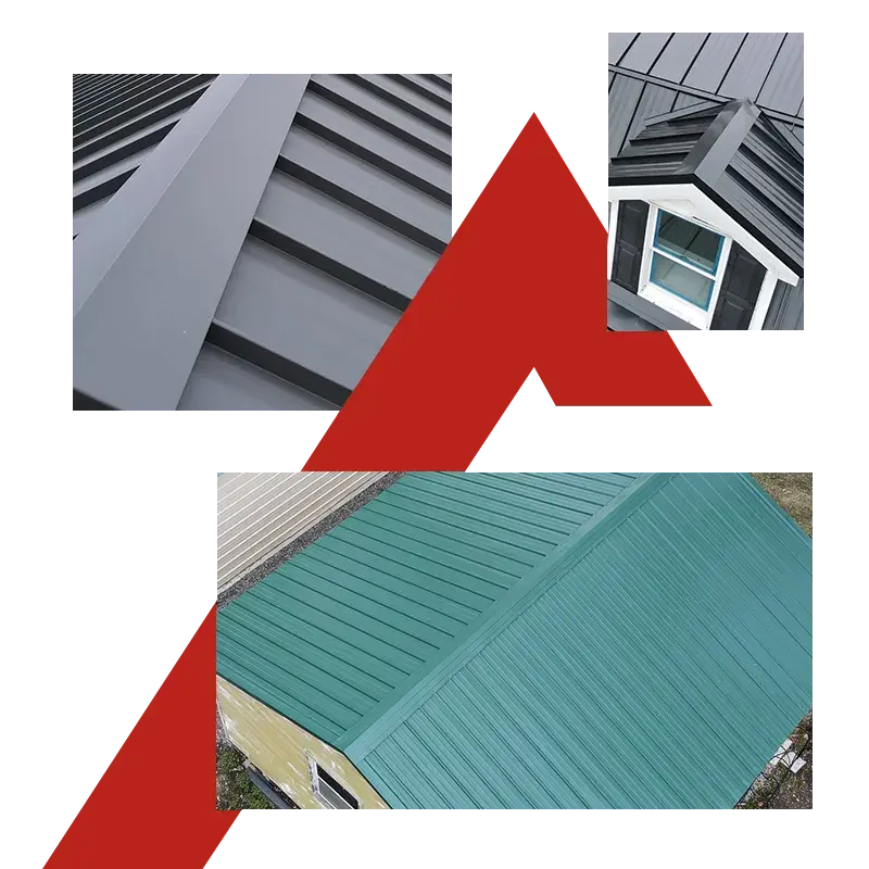 metal roofing angola in process