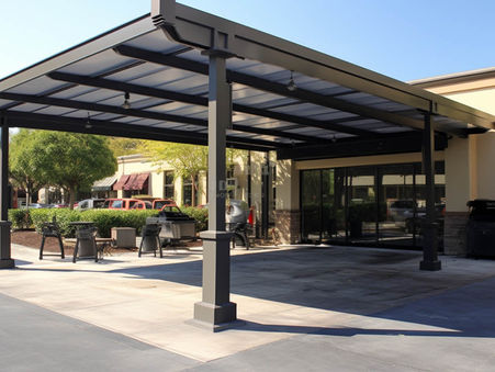 What advantages do carport awnings offer?