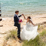 beach wedding michigan