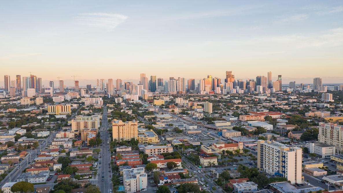Aerial west side of Downtown Miami Florida Little Havana.jpg