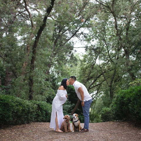 Truc & Johnny's Maternity Photography Session at Wilson Botanical Garden Berwick